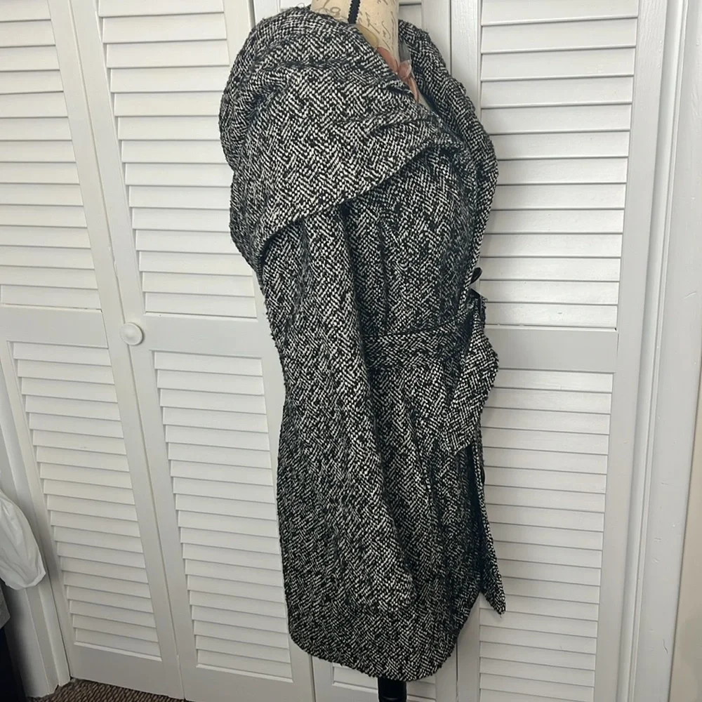 New York & Company Wool-blend Coat with hood - Picture 7 of 12